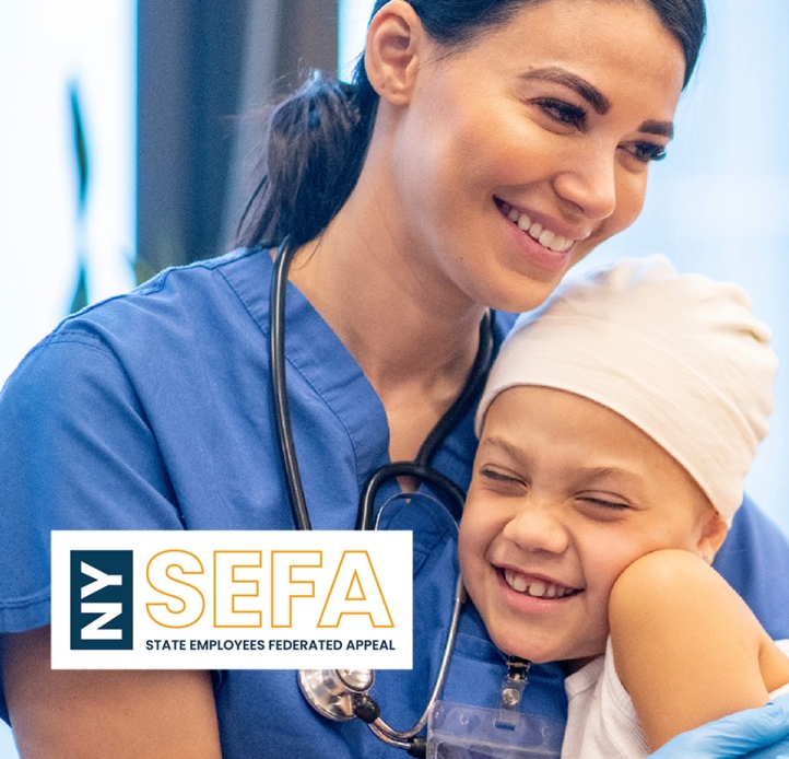Nurse hugging a child